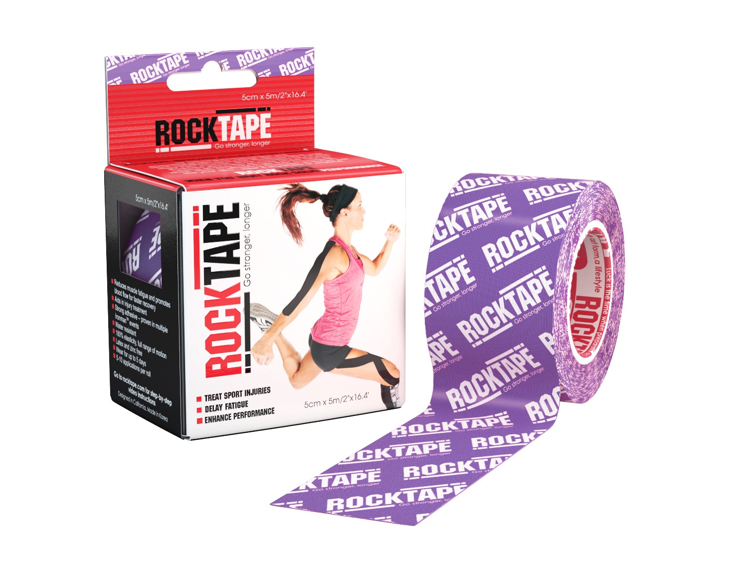 5 x 5 purlple Logo Rock Tape 5x5 Purple