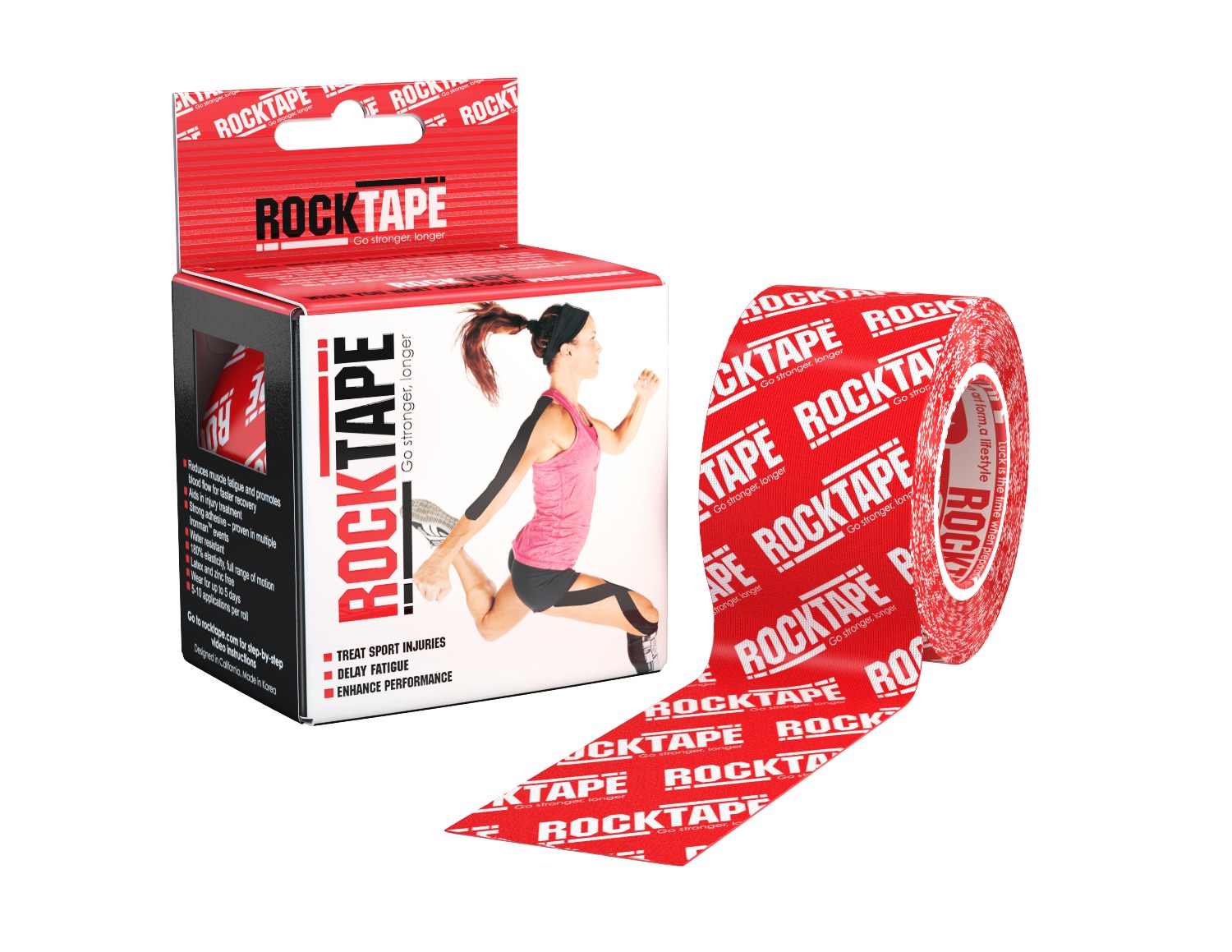 5x5 Red Logo Rock Tape 5x5 Red