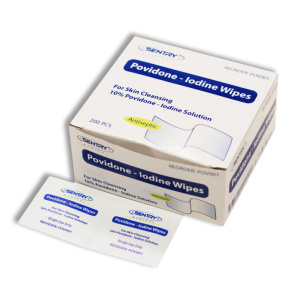 Iodine Swabs- Box 200