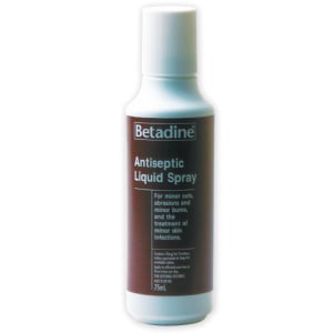 Betadine Antiseptic Spray 75ml