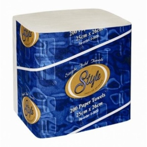 Style Mini Singlefold Hand Towel 125 x 260mm