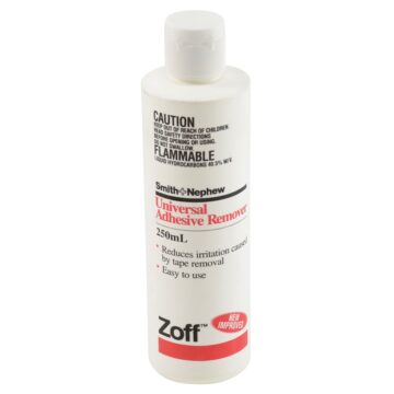 Zoff Adhesive Remover 250ml Bottle
