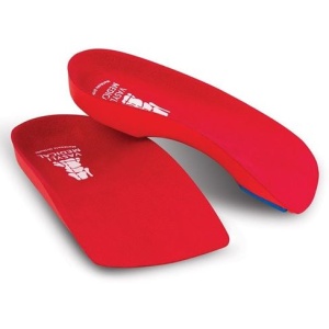 Vasyli Orthotic Red (High Density)- 3/4 Length