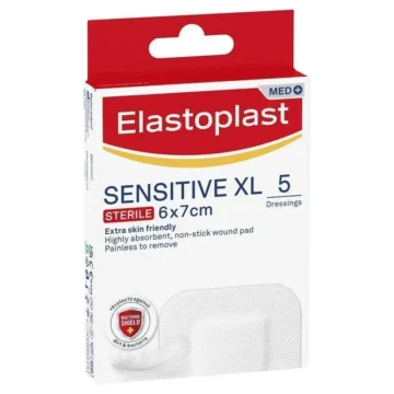 Elastoplast Sensitive Dressing XL 6 x 7cm Box of 5