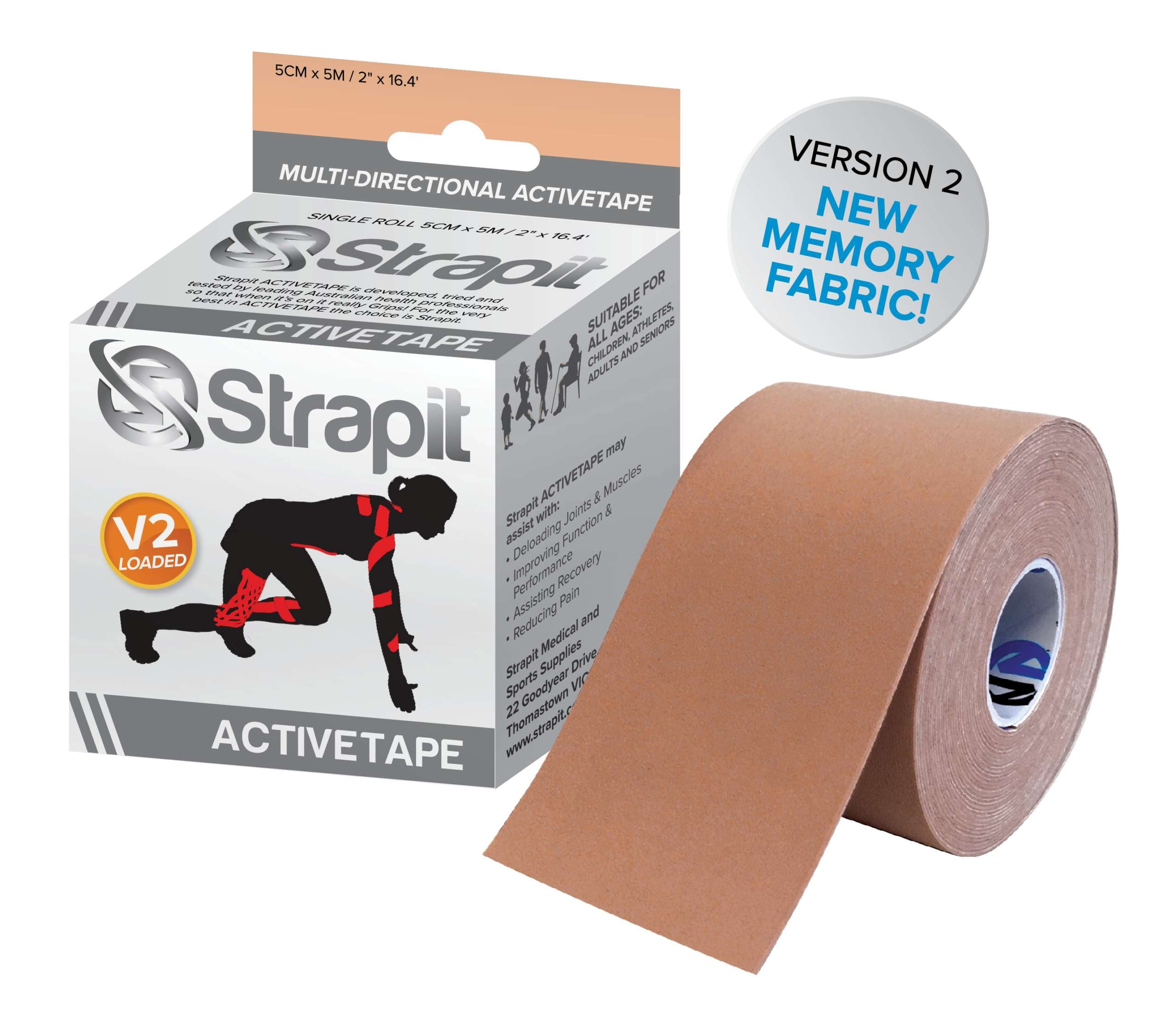 Activetape 3D box 5cm with roll tan