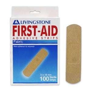 Livingstone Fabric Strips 73mm x 18mm Bx/100