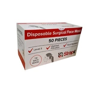 Surgimask Level 3 Loop & Tie Back – 160mmHg/ Bx 50