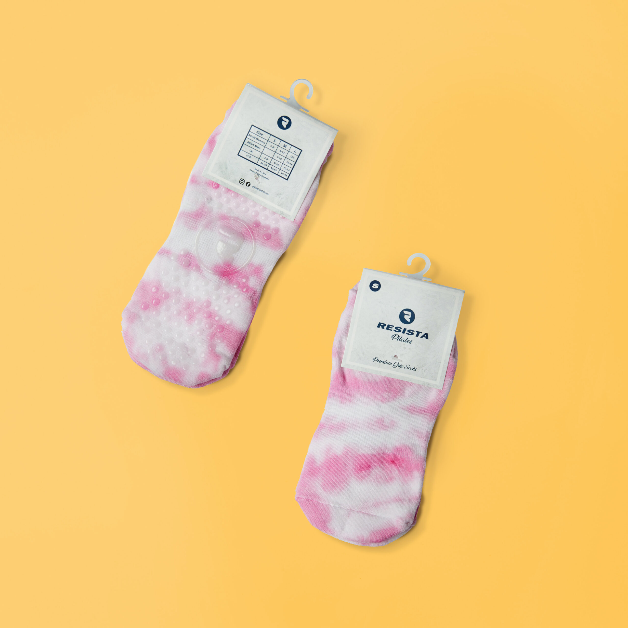APE MEDICAL product photography_rose socks_B yellow