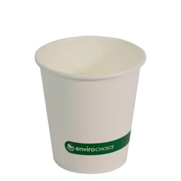 Enviro Choice Dispenser Cup 6oz paper single wall  with aqueous liner carton of 1000