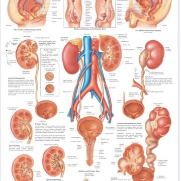 The Urinary Tract Anatomical Chart - Soft Laminate