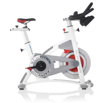 Schwinn AC Performance, White Carbon Belt Indoor Cycling Bike