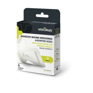 Adhesive Wound Dressing Asstd 6’s (15x10cm x2; 10x9cm x2; 7.5x5cm x2)