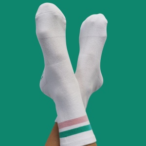 RESISTA Pilates Crew Grip Socks – Rosemint