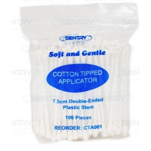 Double Ended Cotton Tip Applicator (100pcs)