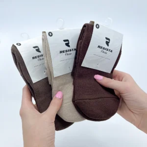 RESISTA Pilates Crew Socks 3 pack – Earthtones
