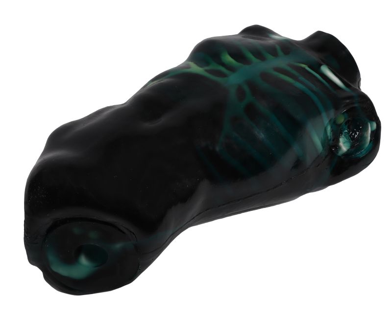 9100_1_800x800 A black and green plastic of a body formed