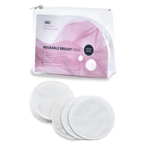 SRC Reusable Bamboo Breast Pads – 8 pack