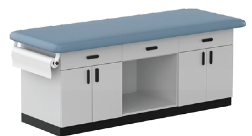 Titan Cabinet Style Treatment Table with 3 Drawers & 4 Doors