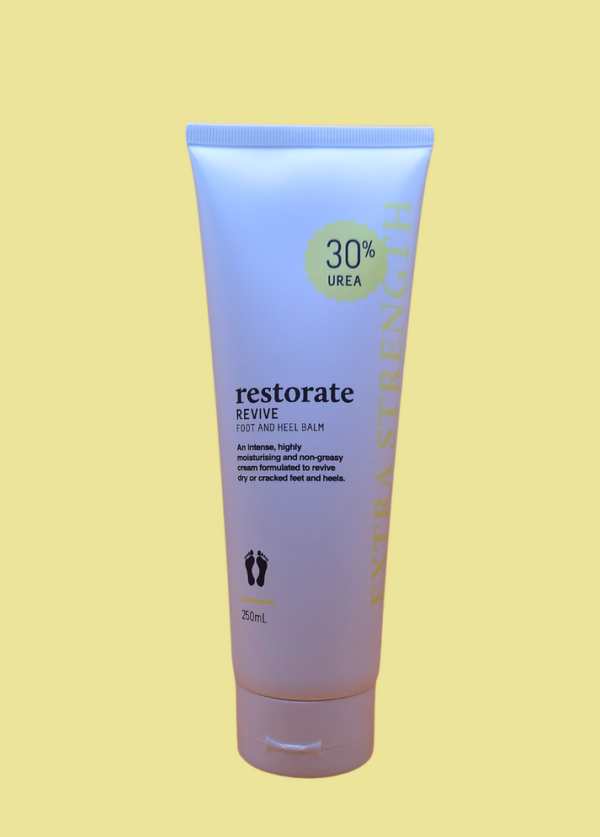 Restorate Revive (Extra Stength) Foot Balm - 250ml Tube (contains 30% ...