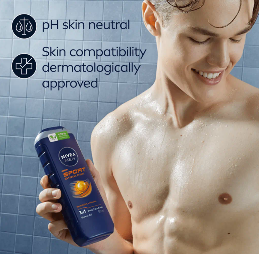 Nivea Men Sport Shower Gel 500ml Nivea Men Sport Shower Gel 500ml
