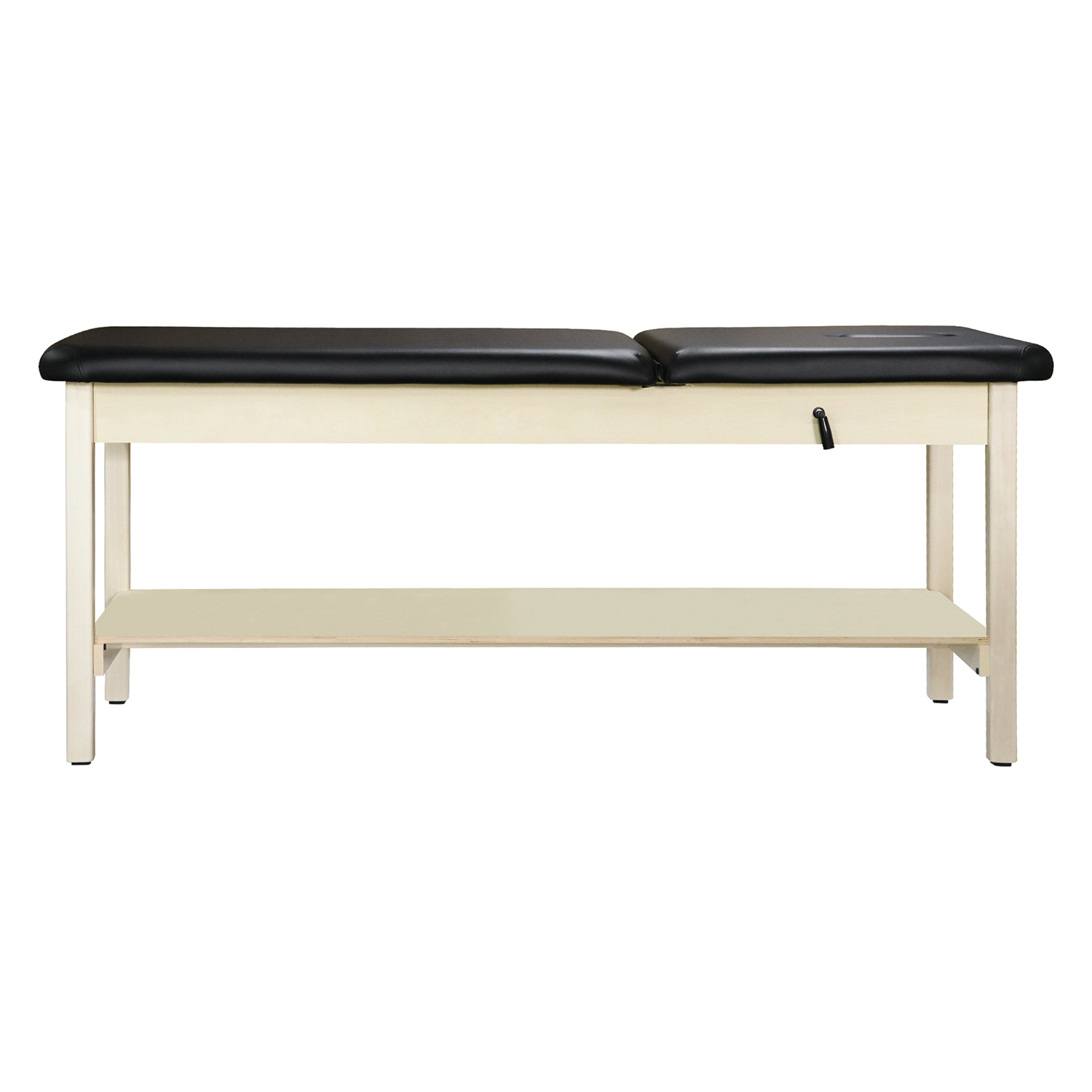 Titan Essence Fixed Height Table with Shelf and Facehole Titan Essence Fixed Height Table with Shelf and Facehole