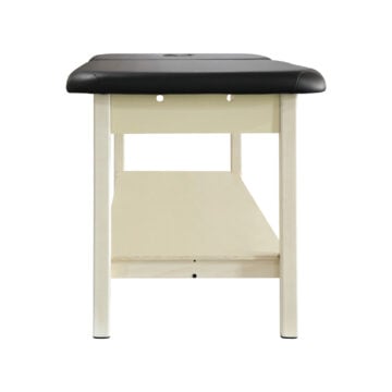 Titan Essence Fixed Height Table with Shelf and Facehole