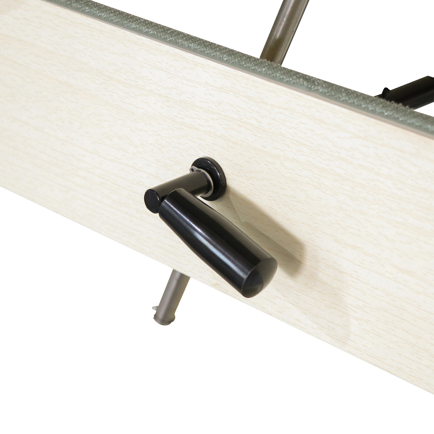 Titan Essence Fixed Height Table with Shelf and Facehole Titan Essence Fixed Height Table with Shelf and Facehole