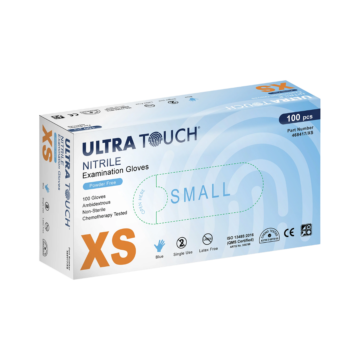 Ultra Touch Examination Nitrile Blue Powder Free Gloves – Chemo-rated