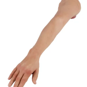 Puncture Pete – hyperrealistic IV training arm, light skin color