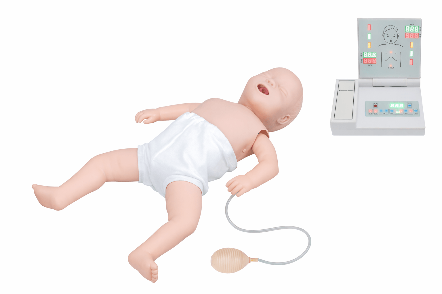 DS-10112 - Infant CPR Training Manikin (with CPR Feedback Monitor) Infant CPR Training Manikin (with CPR Feedback Monitor)