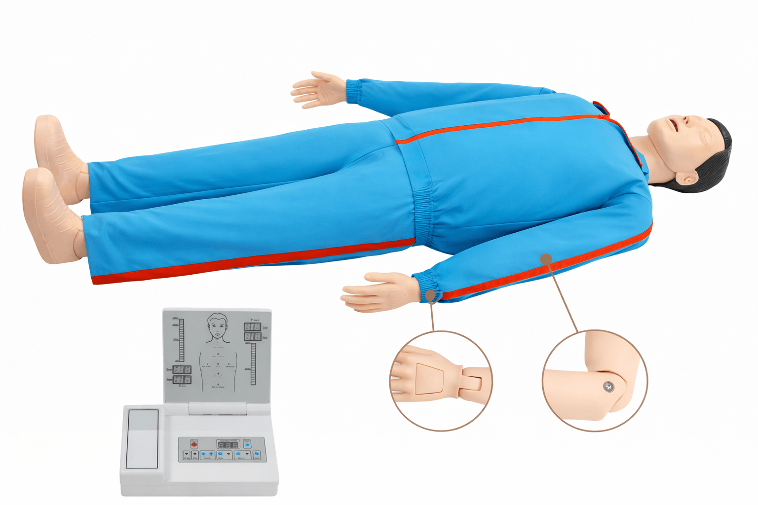 DS-10416 - Full-Body CPR Training Manikin (with Enhanced Feedback Monitor) Full-Body CPR Training Manikin (with Enhanced Feedback Monitor)