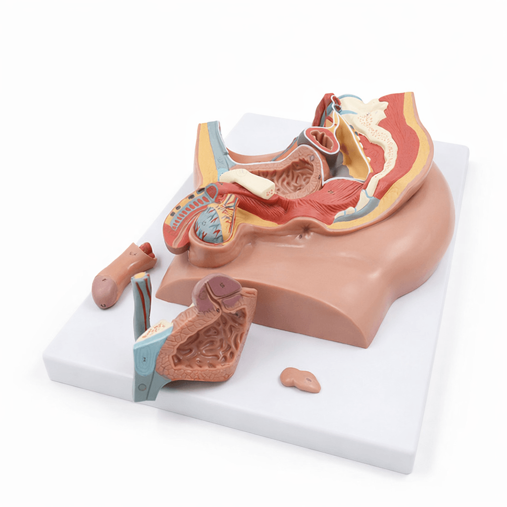 DS-50550 - Male Pelvis Median Section Model, 4 Parts Male Pelvis Median Section Model, 4 Parts