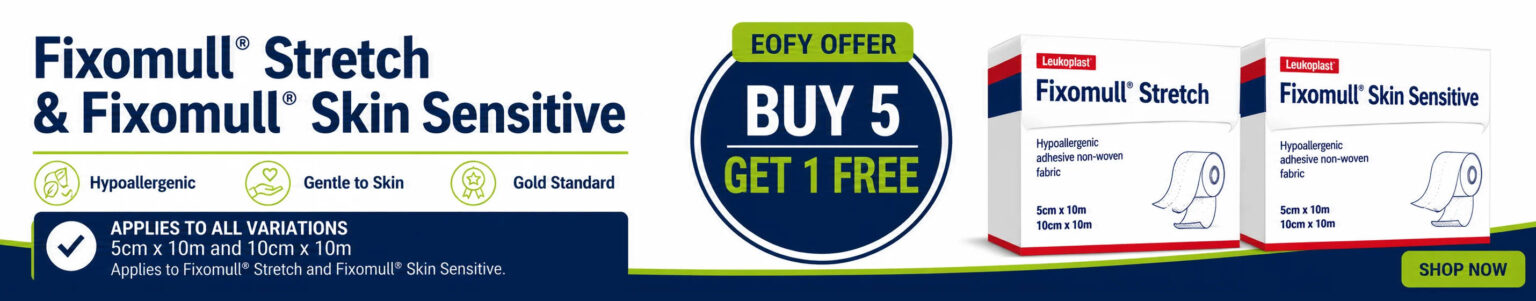 Fixomull Stetch & Fixomull Skin Sensitive - EOFY Offer Buy 5 & Get 1 Free