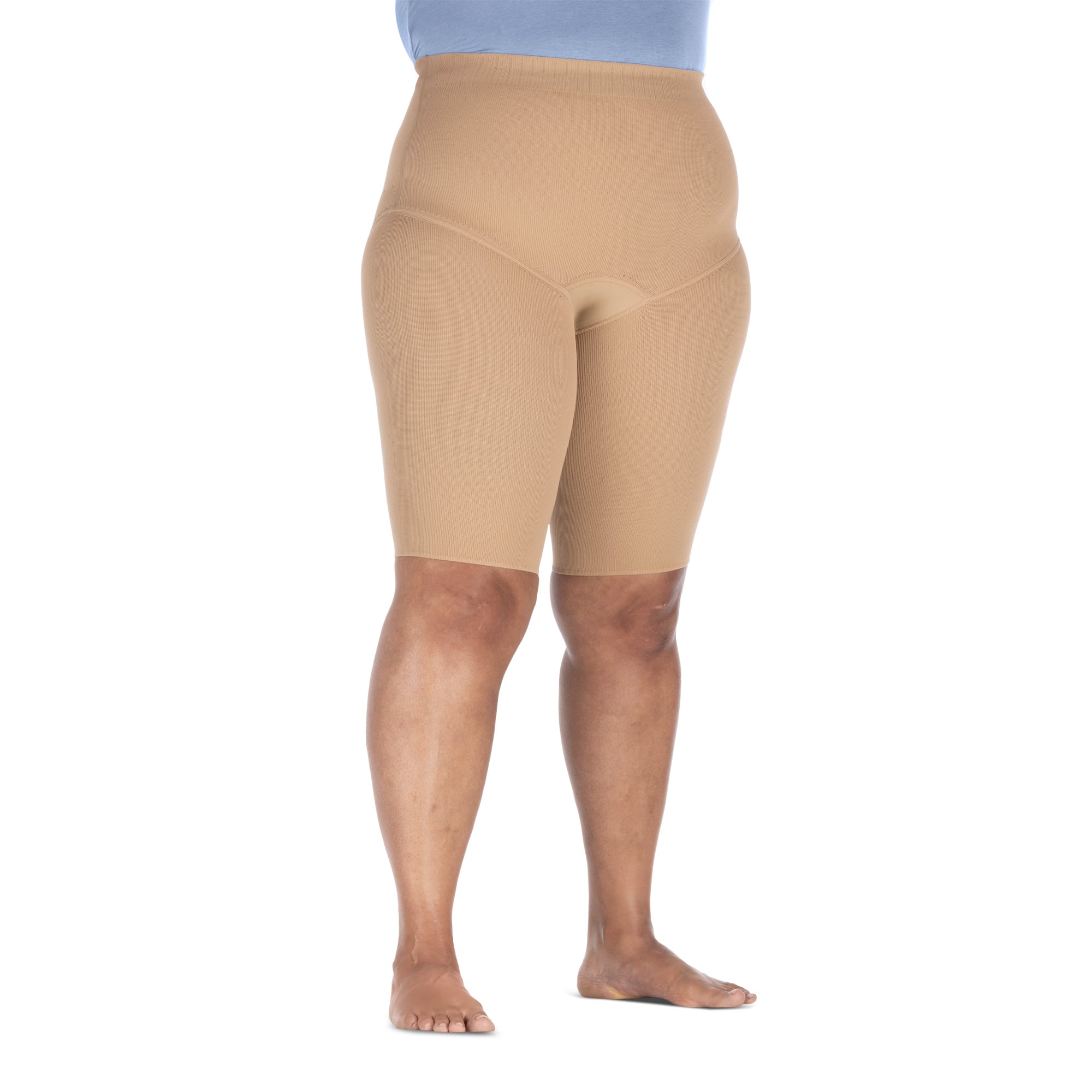 JOBST_Elvarex Soft_Product visual_Bermuda_Knitted waistband_Beige_01 JOBST Elvarex Soft Bermuda Shorts