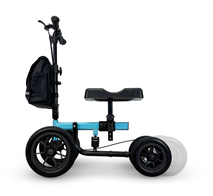 RG26KW-CROSS-COUNTRY-KNEE-WALKER-WHEEL-ADJUST Cross Country Knee Walker