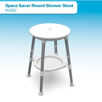 Space Saver Round Shower Stool