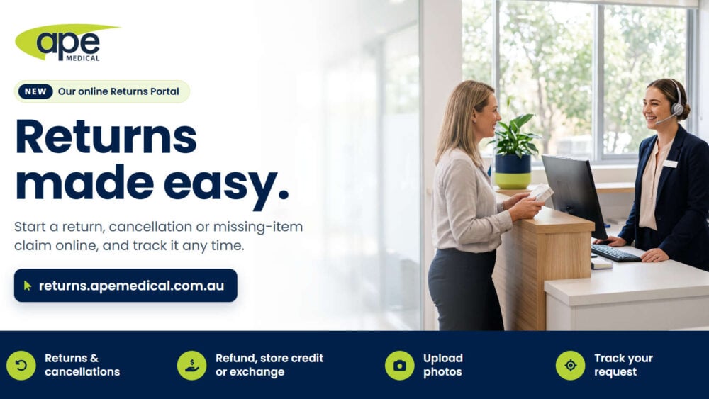 Returns made easy - Returns Portal returns.apemedical.com.au