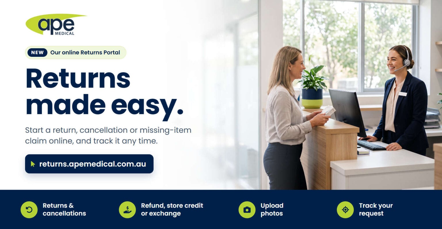 Returns made easy - Returns Portal returns.apemedical.com.au